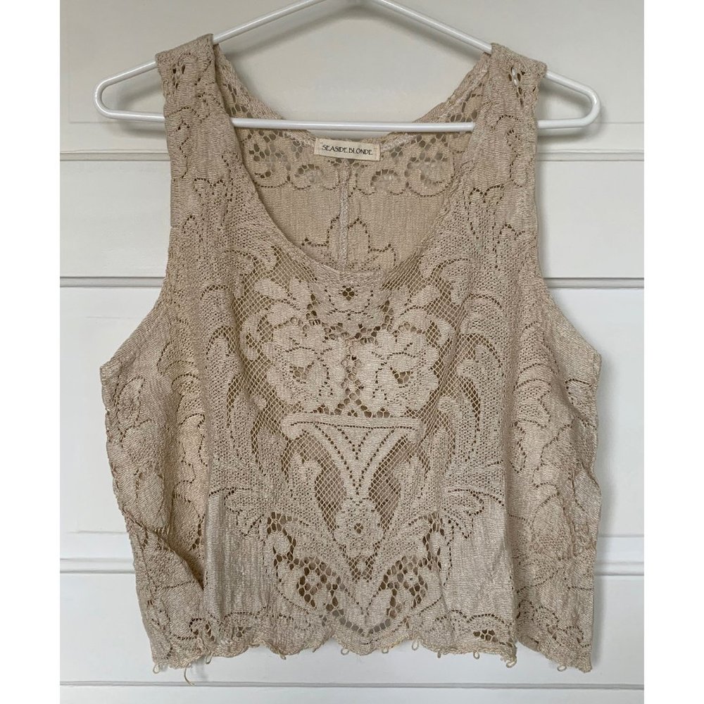 Jess Meany (like) Lace Tank Top